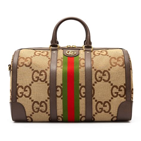 Borsa da viaggio in tessuto monogram GG jumbo Gucci .